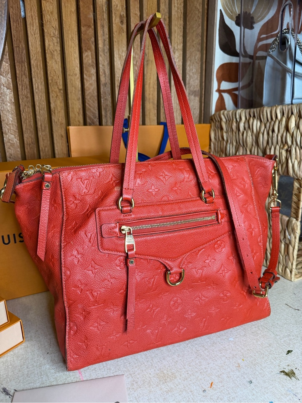 👜 Louis Vuitton Lumineuse PM Empreinte Leather